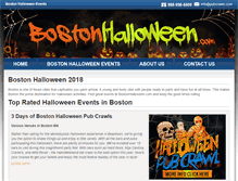 Tablet Screenshot of bostonhalloween.com